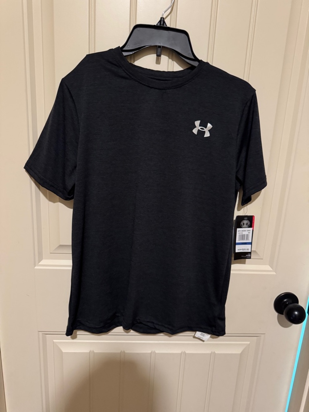 Under Armour Heat Gear Black Short-Sleeve Logo Tee